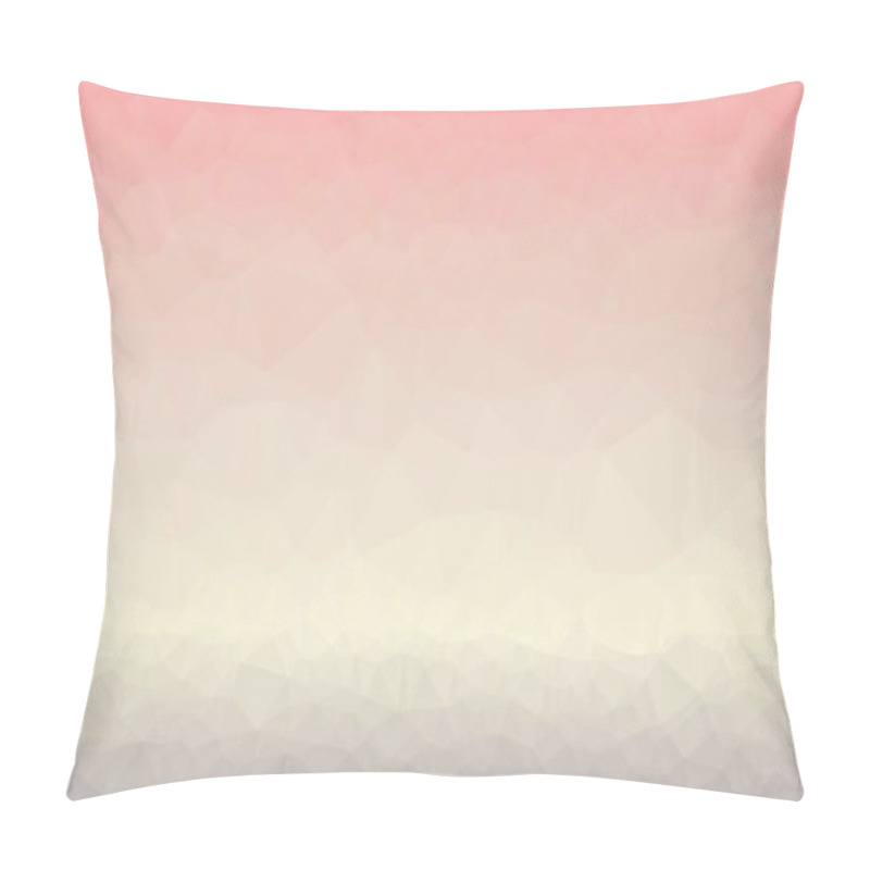 Personality  Orange Gradient And Geometric Background With Mosaic Design Pillow Covers