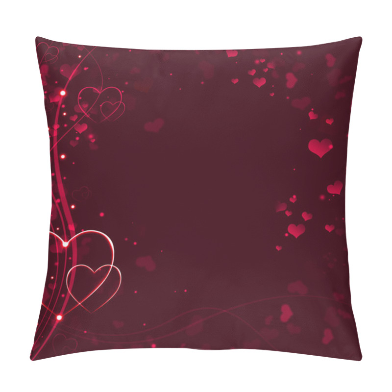 Personality  Elegant Valentines Background Pillow Covers