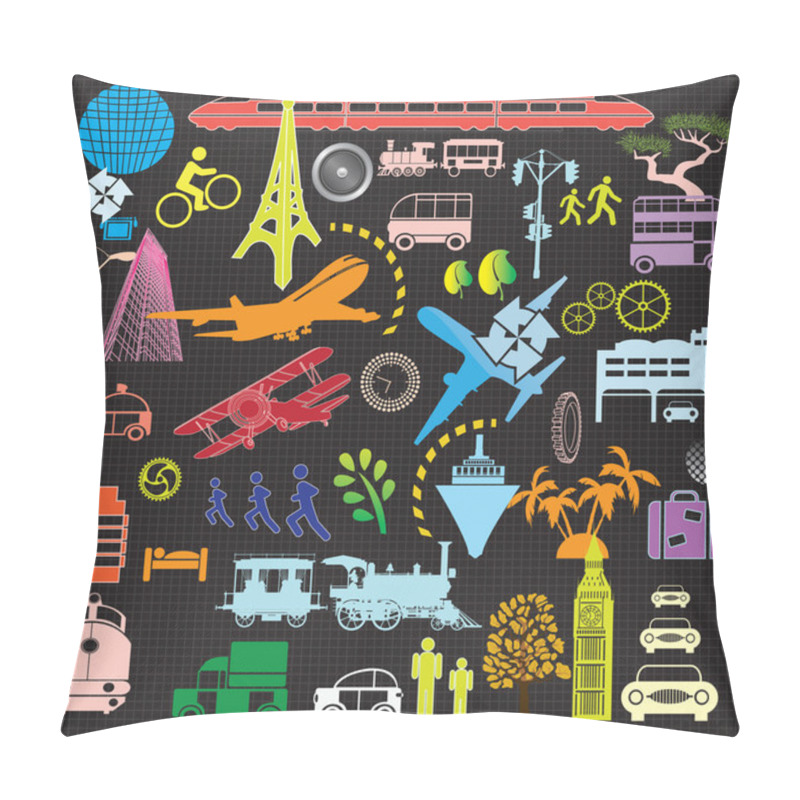 Personality  Mix Travel Pillow Covers