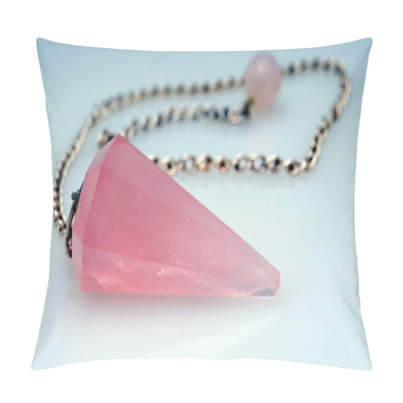 Personality  Rose Quartz New Age Pendulum Pillow Covers