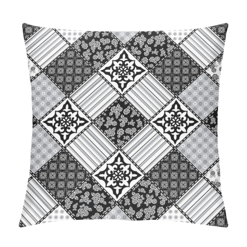 Personality  Creative Seamless Patchwork Pattern  Pillow Covers