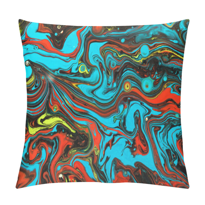 Personality  Marbled Paper Technique Pillow Covers