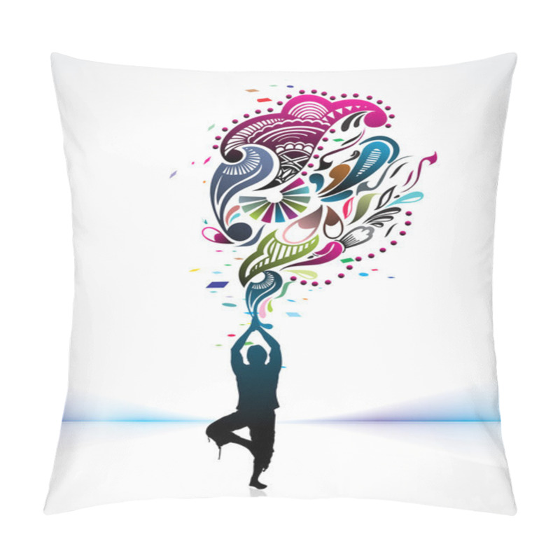 Personality  Young Man Silhouette Pillow Covers