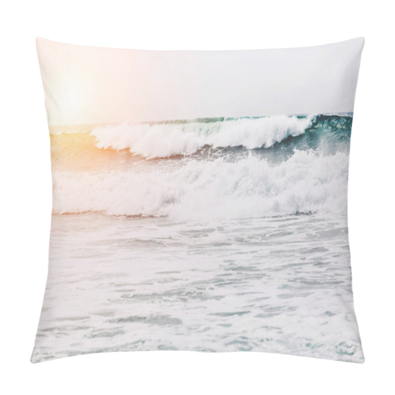 Personality  Big Ocean Waves Pillow Covers