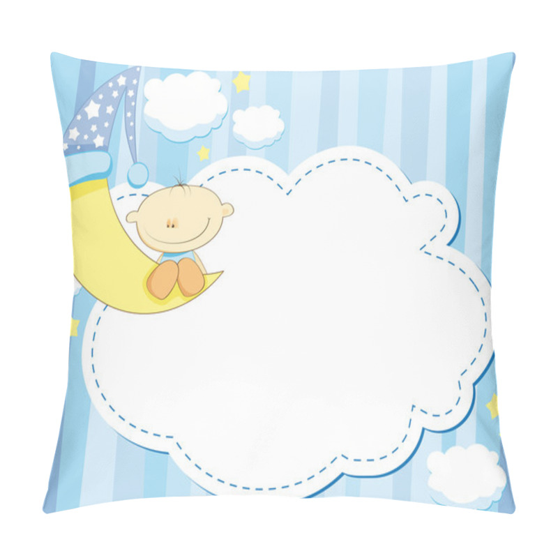 Personality  Boy And Moon Pillow Covers