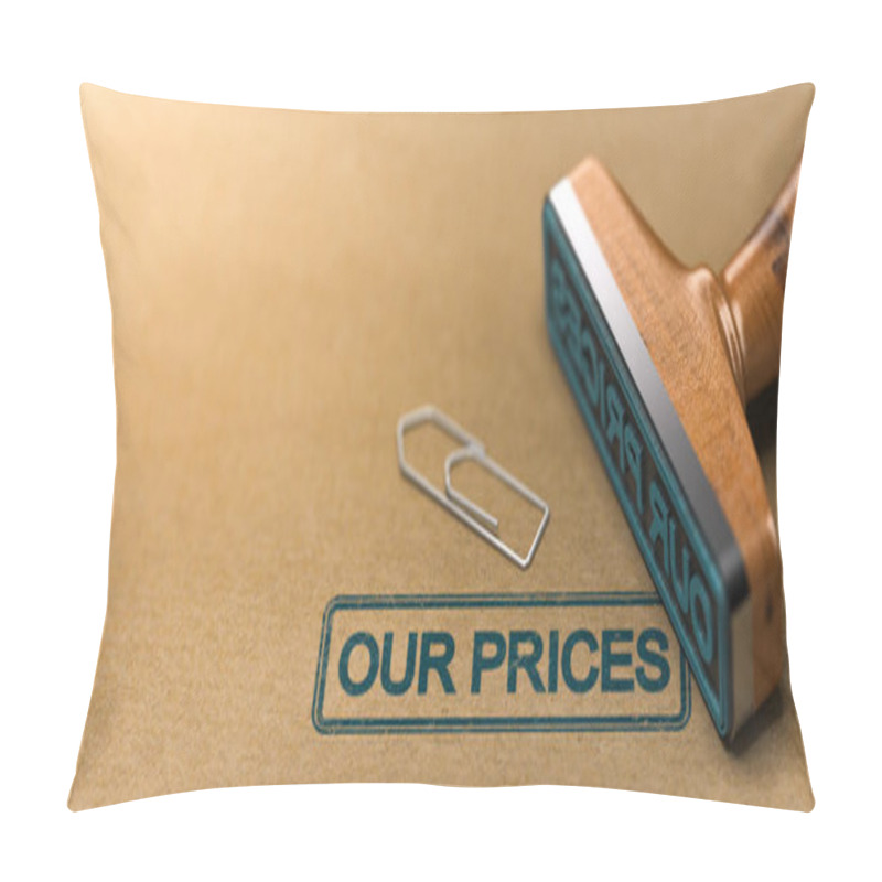 Personality  Our Prices, Web Header. Pillow Covers