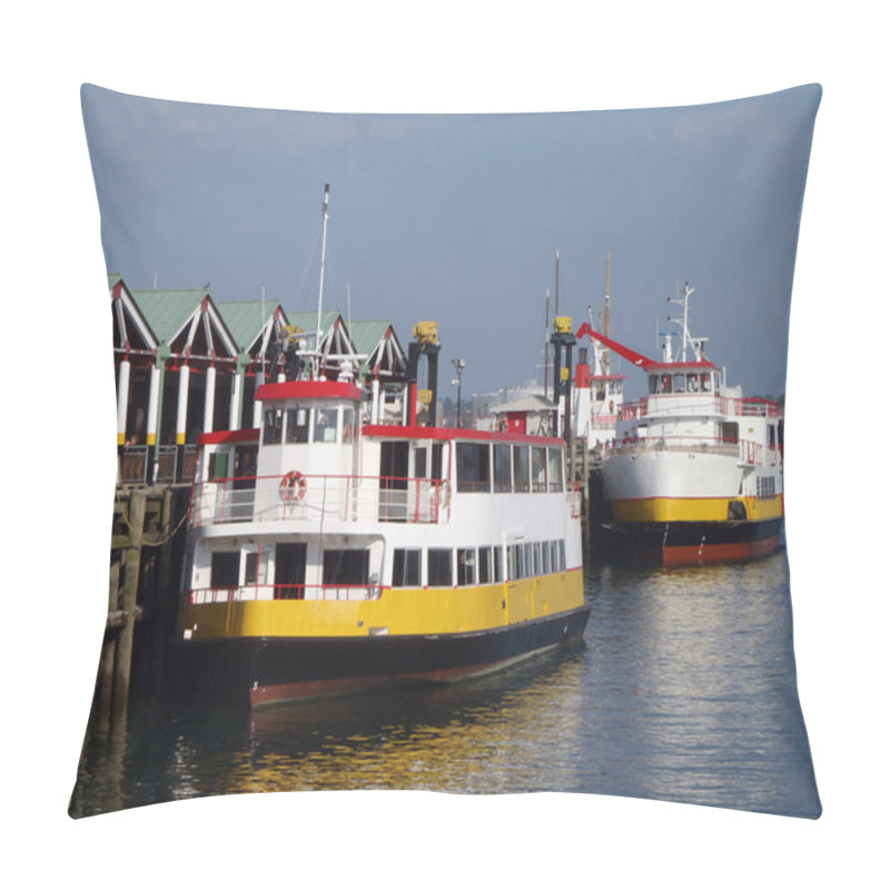 Personality  Two Casco Bay Ferries Pillow Covers