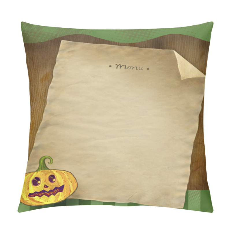 Personality  Halloween Party Menu Pillow Covers