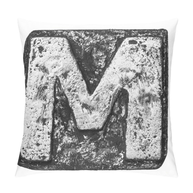 Personality  Metal Letter Pillow Covers