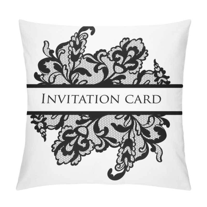 Personality  Vector Lace Card Pillow Covers