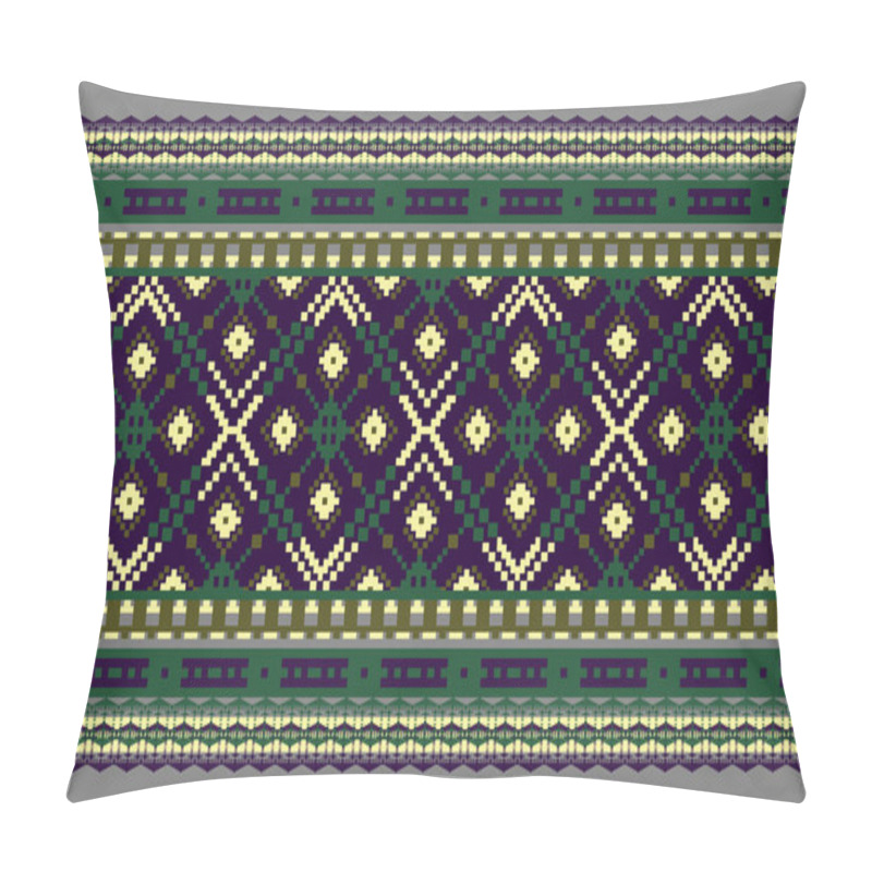 Personality  Ethnic Pattern Seamless, Geometric Design ,Aztec Embroidery Border Seamless Patterns.ethnic Design,  Pattern Art Wallpaper Background, Design For Fabric, Curtain, Carpet ,geometry Seamless Pattern Pillow Covers