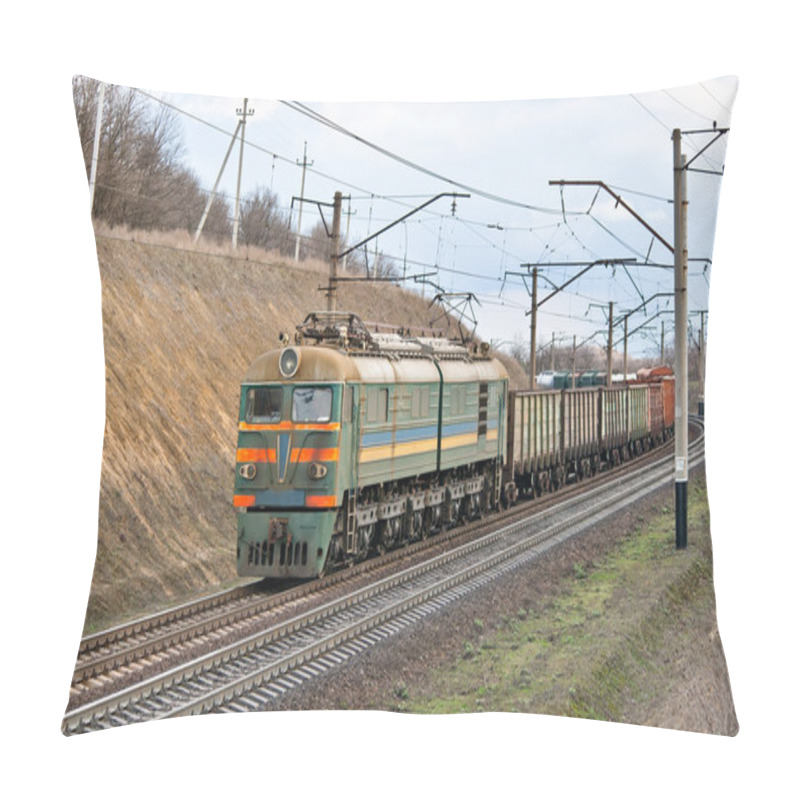 Personality  Freight Electric Train Pillow Covers