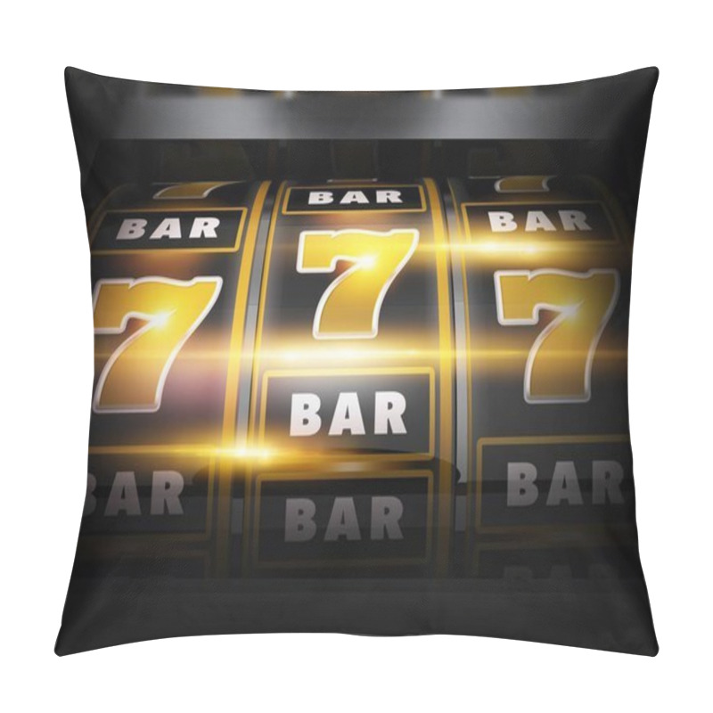 Personality  Vegas Slot Winner 3D Concept Pillow Covers