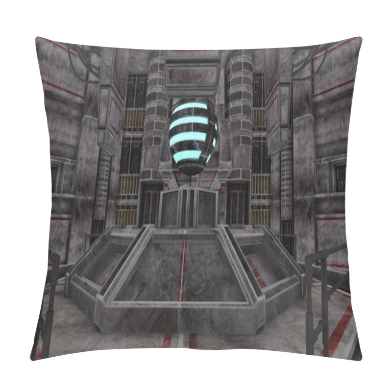 Personality  3D CG Rendering Of Space Station Pillow Covers