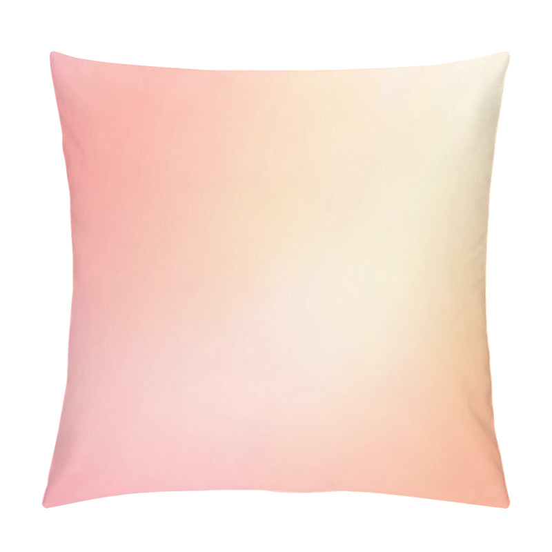 Personality  Soft Pink And Peach Gradient Minimalist Background Pillow Covers