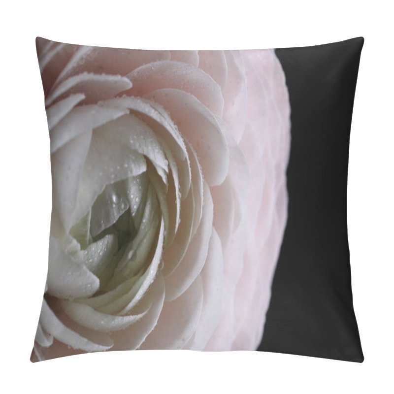 Personality  Petals Of Ranunculus Macro Photo Pillow Covers