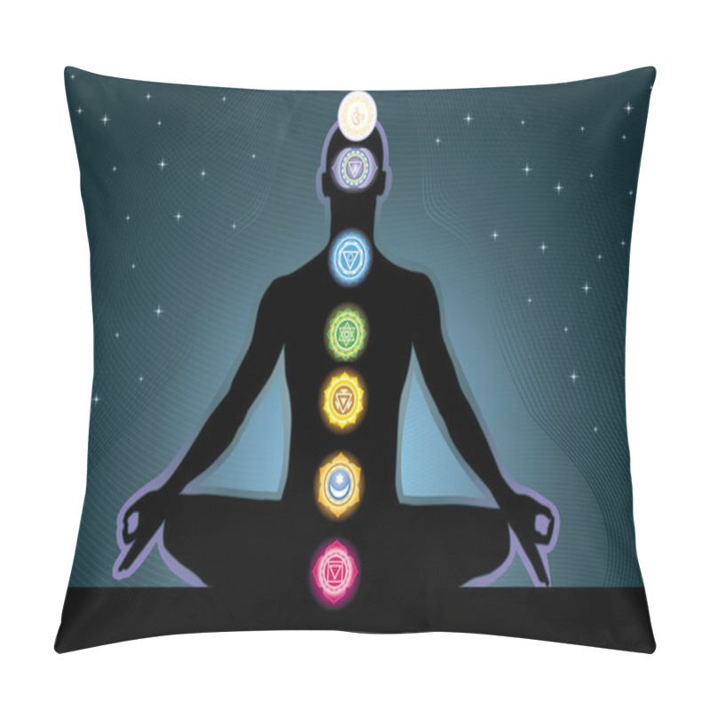 Personality  Humans Chakras Pillow Covers