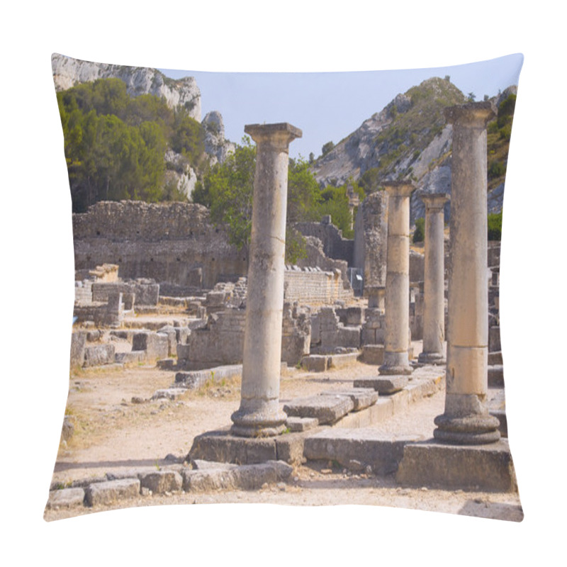 Personality  Glanum Near Of Saint-Rémy-de-Provence. France. Pillow Covers