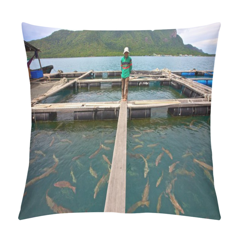 Personality  Vietnamese Fish Farmer Pillow Covers