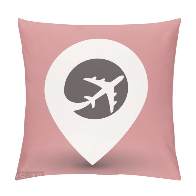 Personality  Air Travel Icon Pillow Covers