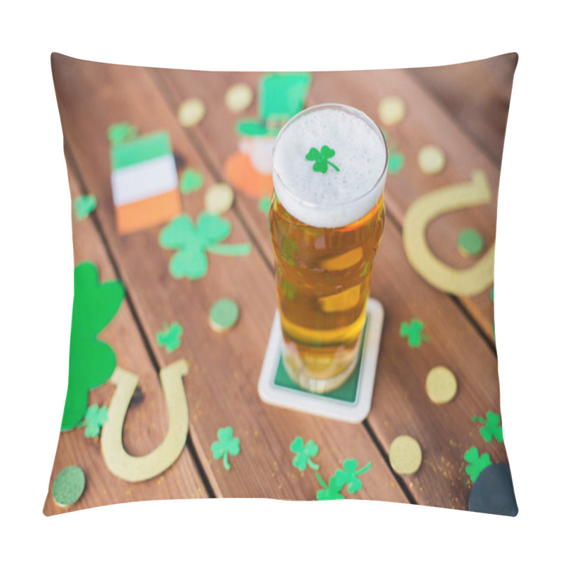 Personality  Glass Of Beer And St Patricks Day Decorations Pillow Covers