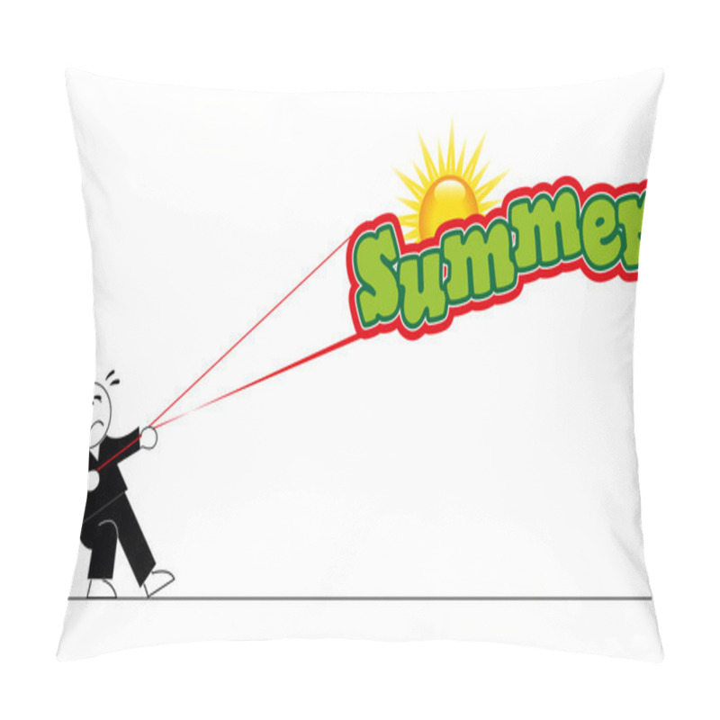 Personality  Wait For Summer. Pillow Covers