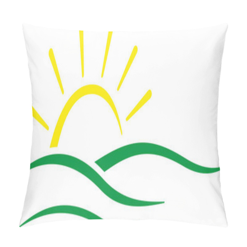 Personality  HILLS WARMED BY SUNRISE OR SUNSET Pillow Covers