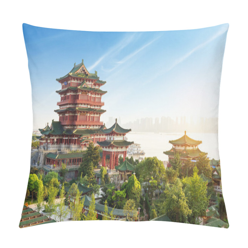 Personality  Chinese Classical Architecture Pillow Covers