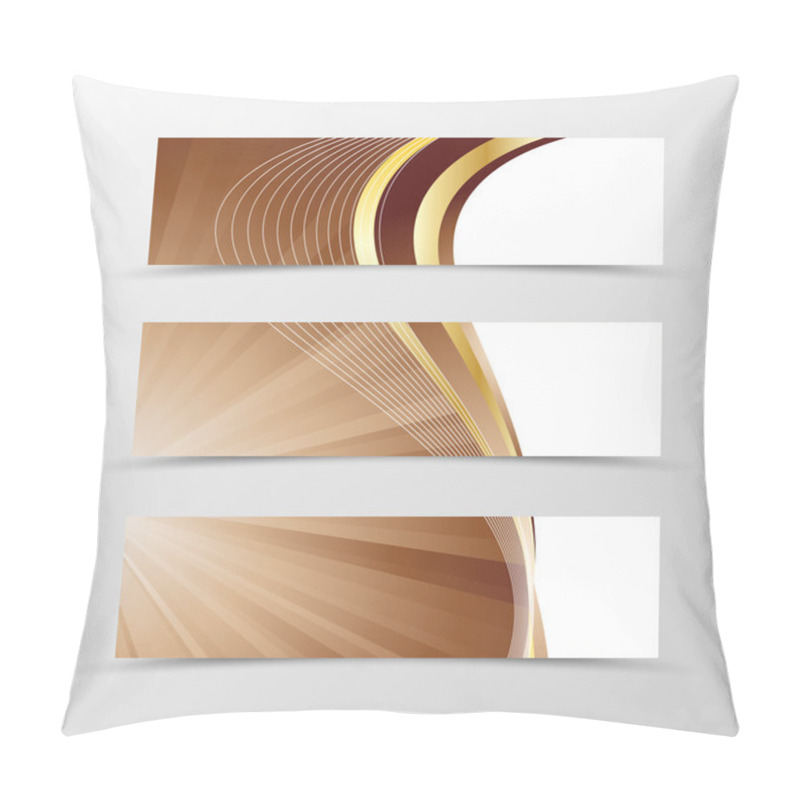 Personality  Set Of Banner Vortex Design Pillow Covers