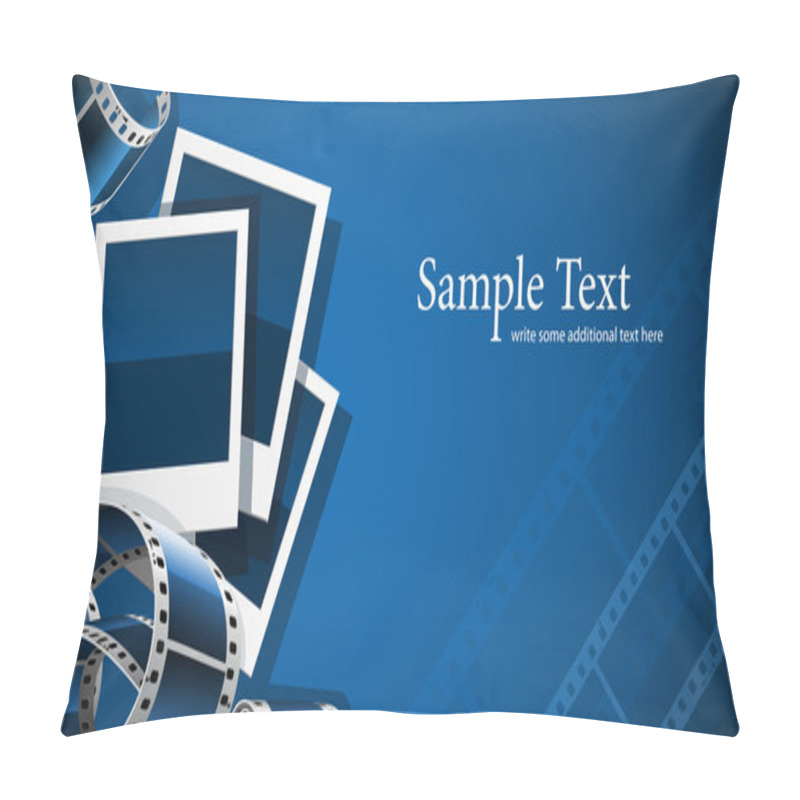 Personality  Set Of Photo And Video Film Picture Pillow Covers