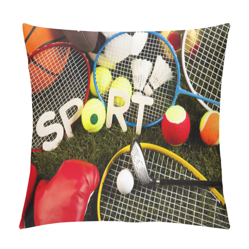 Personality  Sport Equipment And Balls Pillow Covers