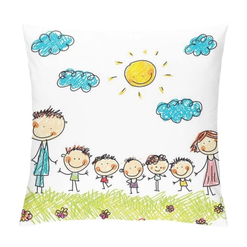 Personality  Large Family Pillow Covers