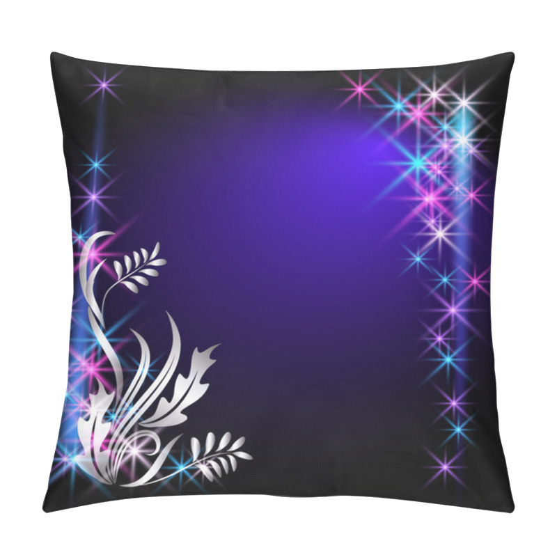 Personality  Glowing Background With Stars Pillow Covers