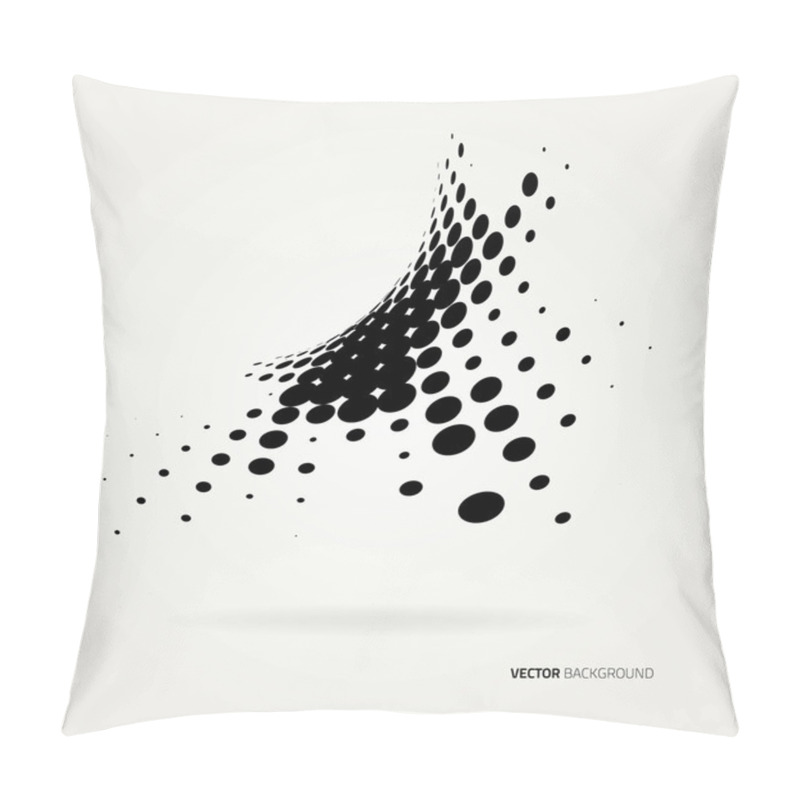 Personality  Vector Halftone Dots. Pillow Covers