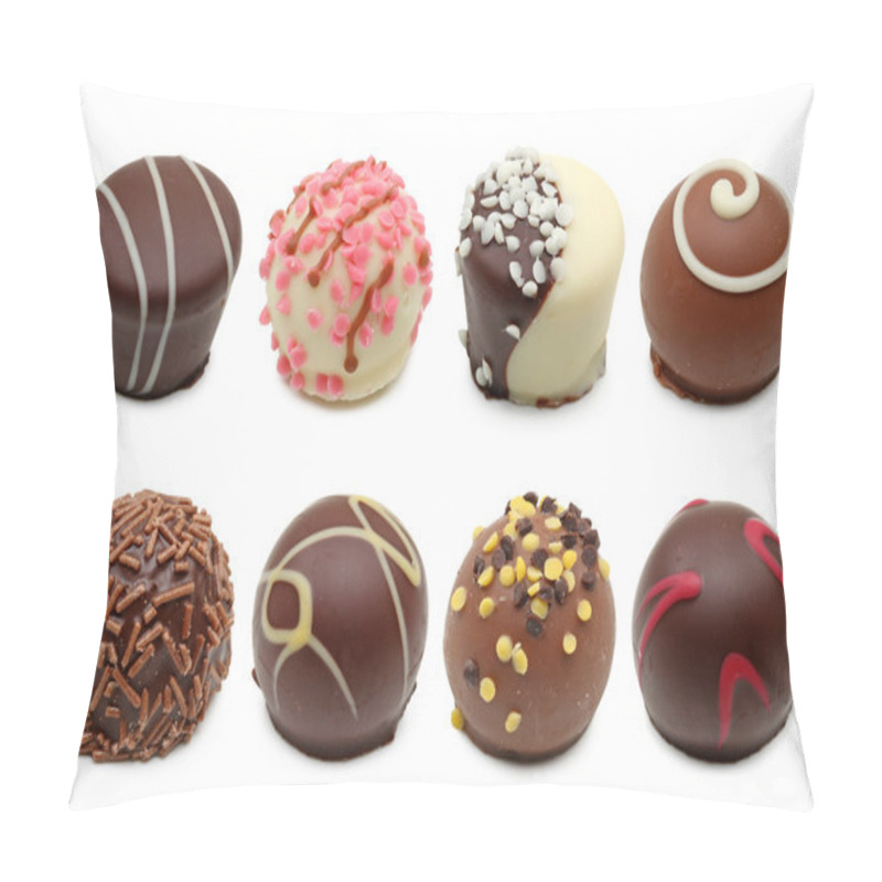 Personality  Chocolate Truffles Pillow Covers