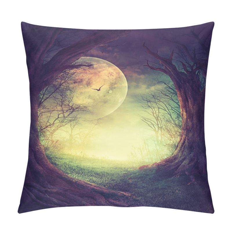 Personality  Halloween Spooky Forest Pillow Covers