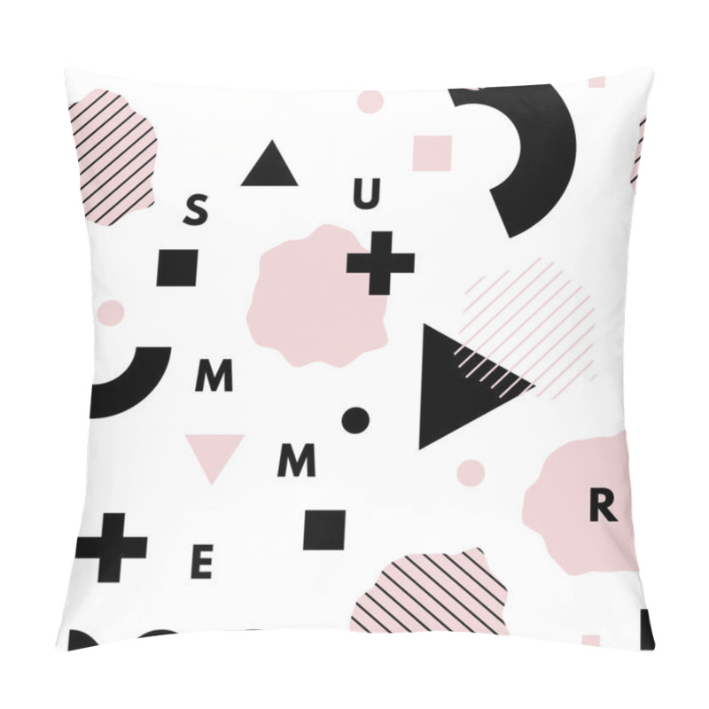 Personality  Geometric Trendy Retro Seamless Pattern Pillow Covers