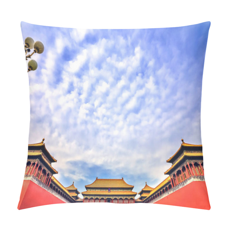 Personality  Meridian Gate Entrance Gugong Forbidden City Palace Beijing China Pillow Covers