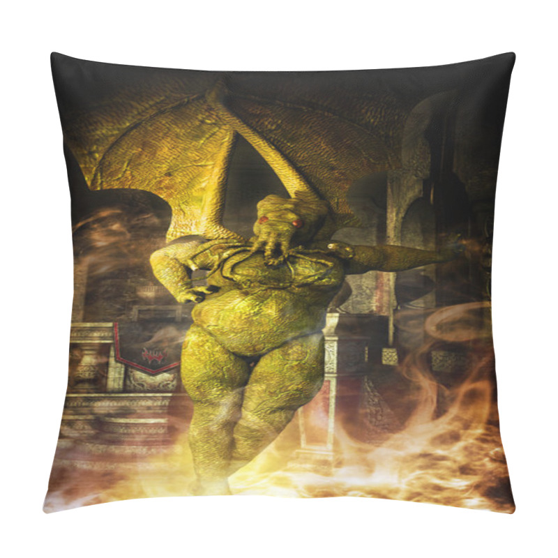 Personality  Cthulhu Fantasy Monster Is Waiting Pillow Covers