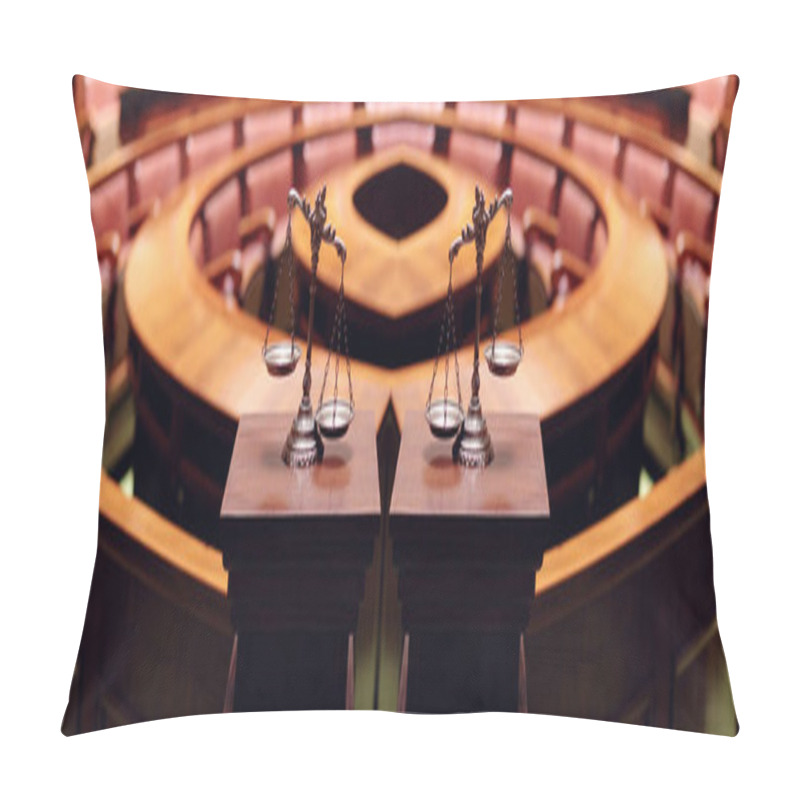 Personality  Symbol Of Law And Justice , Great For Website Banners. Pillow Covers