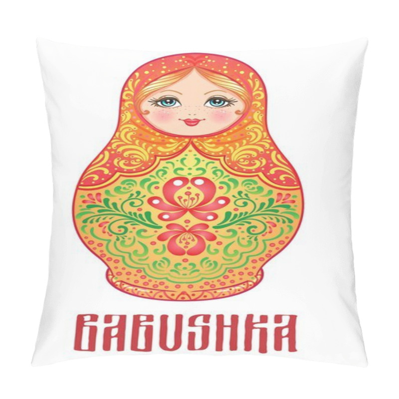 Personality  Matryoshka Traditional Russian Doll  Pillow Covers