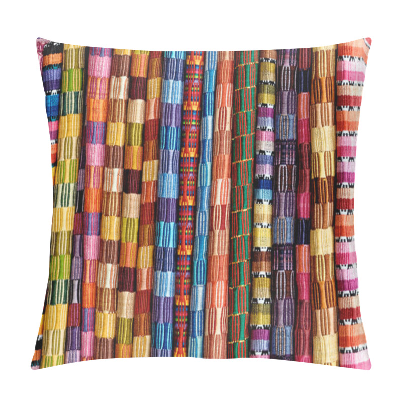 Personality  Traditional Handwoven Guatemalan Textiles Made & Sold By Local Mayans At Markets In Antigua - Guatemala Pillow Covers