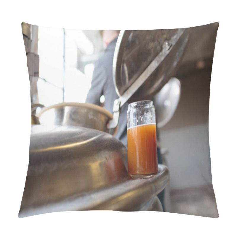 Personality  Commercial Craft Beer Making At Brewery Pillow Covers