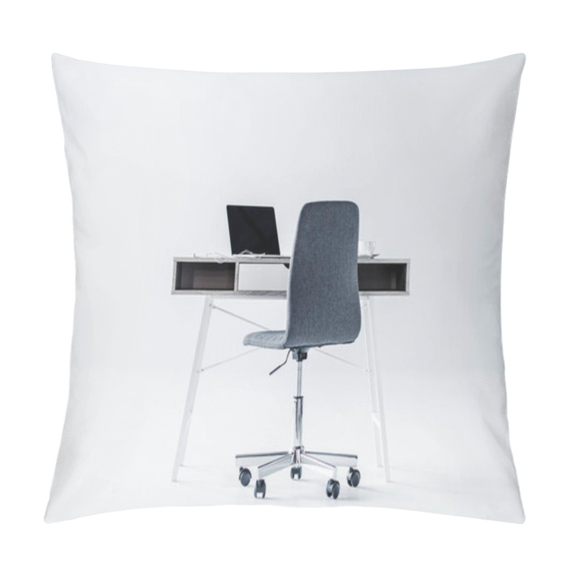 Personality  Laptop On Office Table Pillow Covers