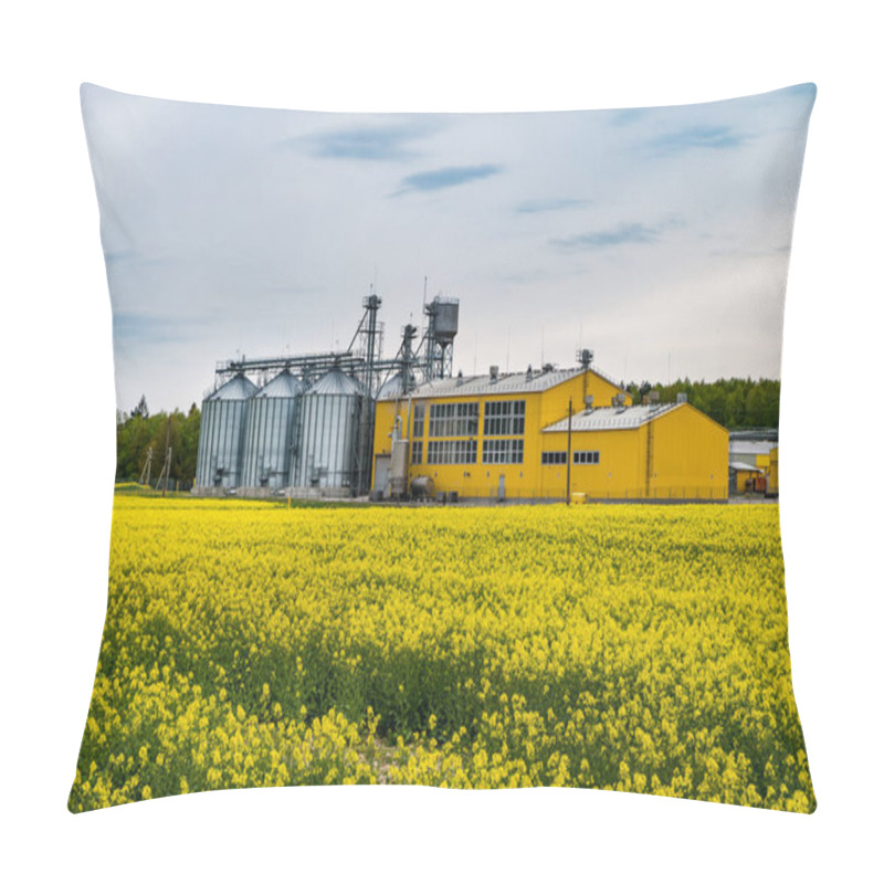 Personality  Field Of Flower Of Rapeseed, Canola Colza In Brassica Napus On A Pillow Covers