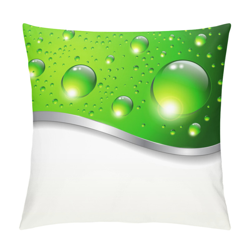 Personality  Abstract Background With Water Drops Pillow Covers