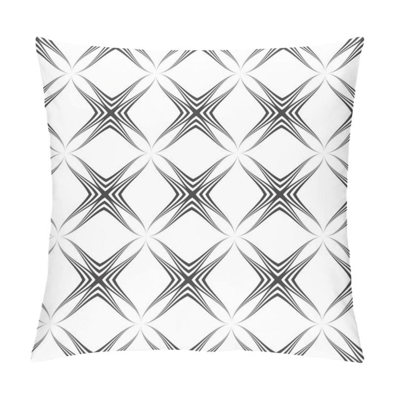 Personality  Geometric Monochrome Seamless Pattern Pillow Covers