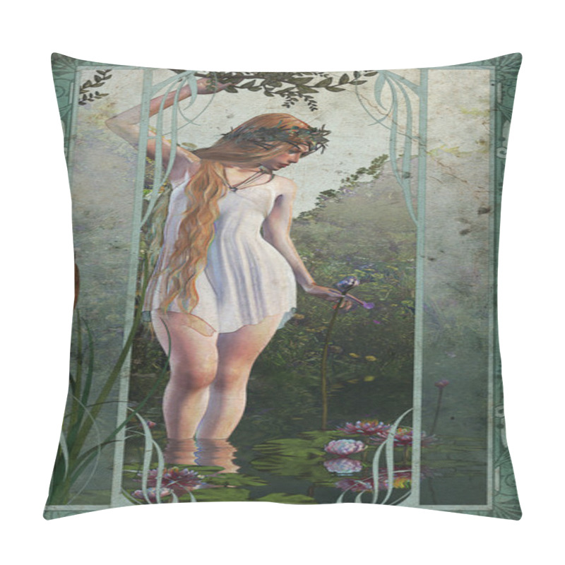 Personality  Ophelia, Worn Look, 3d CG Pillow Covers