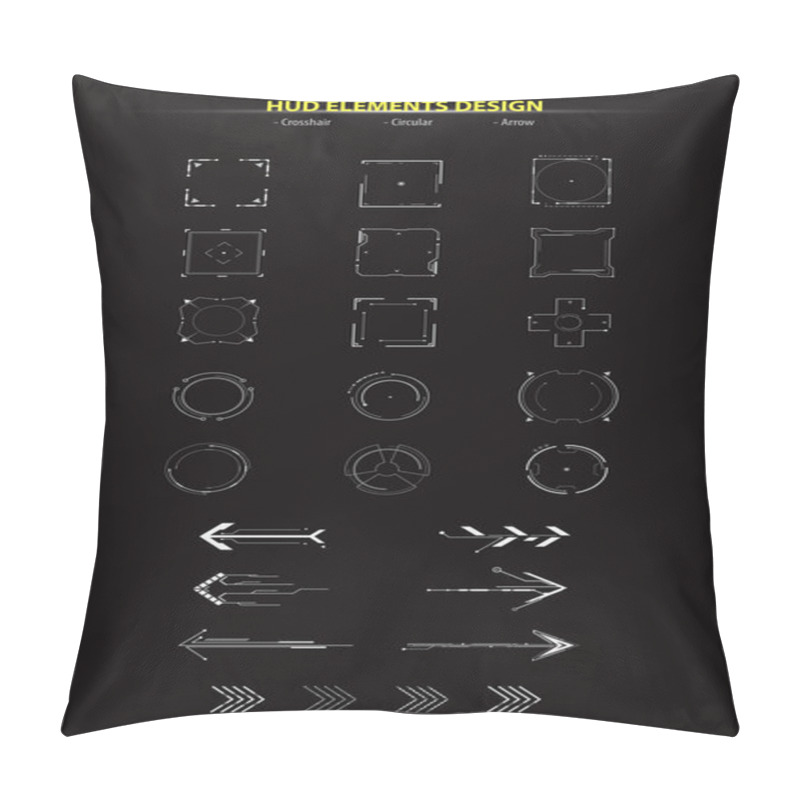 Personality  Set Of Hud Elements Collection  Pillow Covers