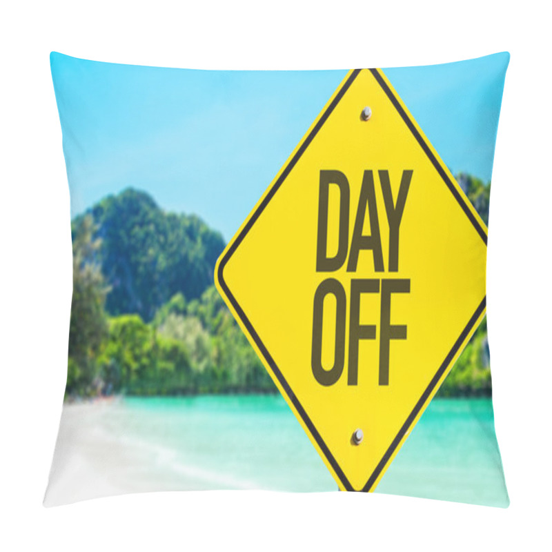 Personality  Day Off Road Sign Pillow Covers